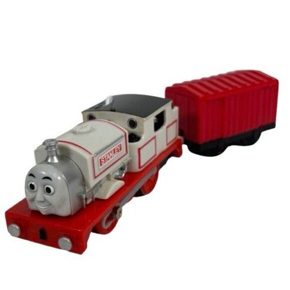 Thomas & Friends Trackmaster Stanley 2008 Motorized Train Engine SSRC Car VIDEO - Picture 1 of 11